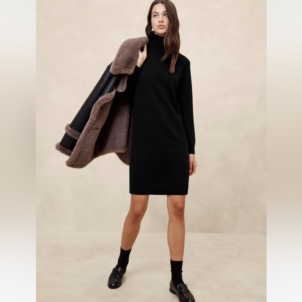 NWT Banana Republic Lenzing Ecovera Serene Sweater Dress